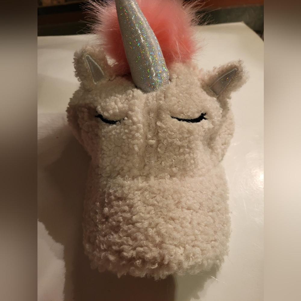 Unicorn Fuzzy Sleepy Magical Unicorn Cap